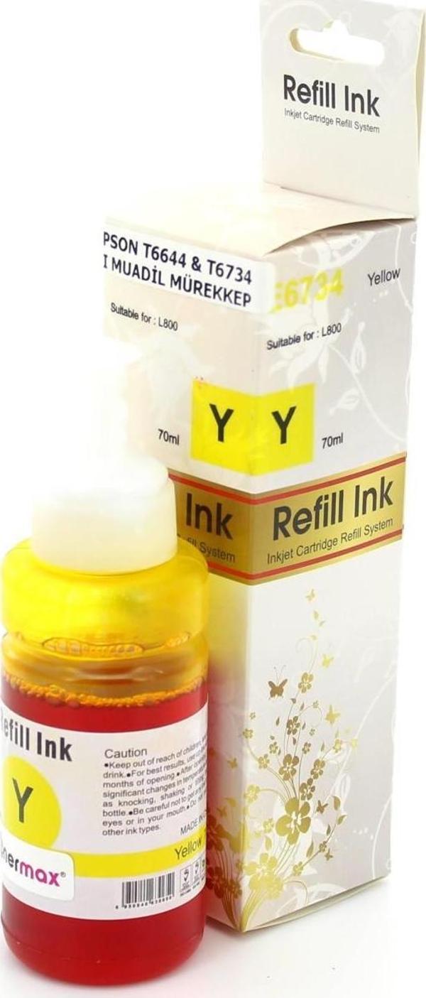 Epson T6644 C13T66444A Sarı Muadil Mürekkep - Image 1