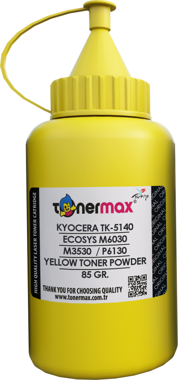 Kyocera TK-5140 Sarı Toner Tozu / M6030 / M6530 / P6130 - Image 1