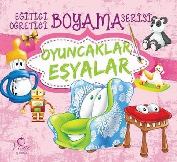 Eğitici Öğretici Boyama Serisi - Oyuncaklar Eşyalar - Vişne Çocuk - Image 1