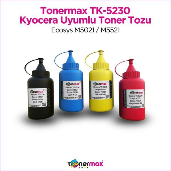 Kyocera TK-5230 Set CMYK Toner Tozu/ Ecosys M5021 / M5521 - Image 1