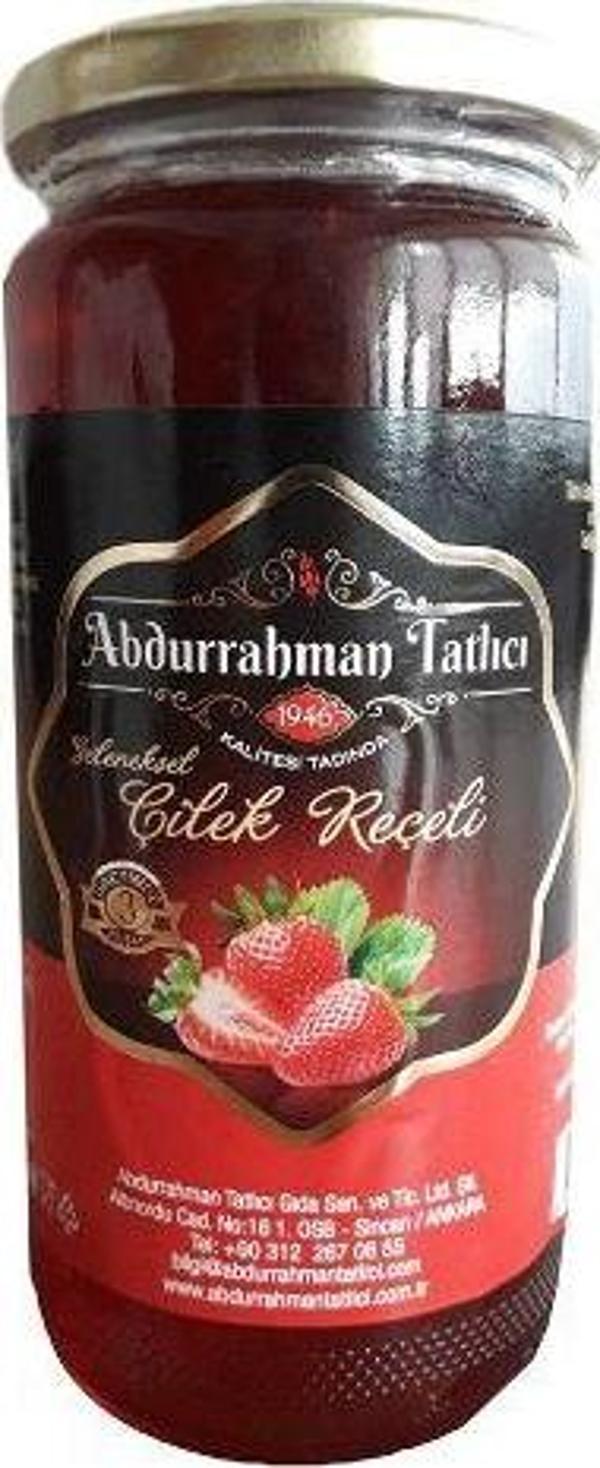 Abdurrahman Tatlıcı Çilek Reçeli 620 Gr. - Image 1
