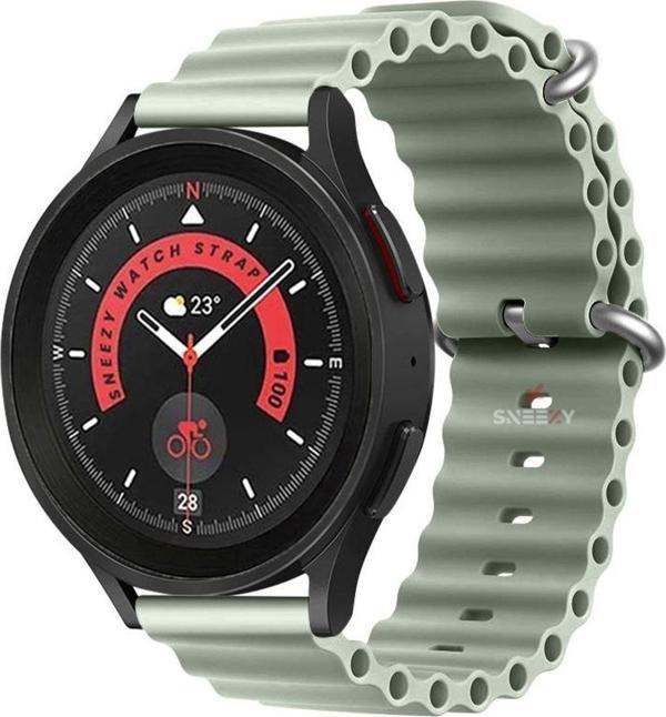 Sneezy Huawei Watch 3 Elite-Classic 46Mm-Watch 3 Pro-Elite 22Mm Uyumlu Seaflex Ocean Silikon Kordon - Image 1