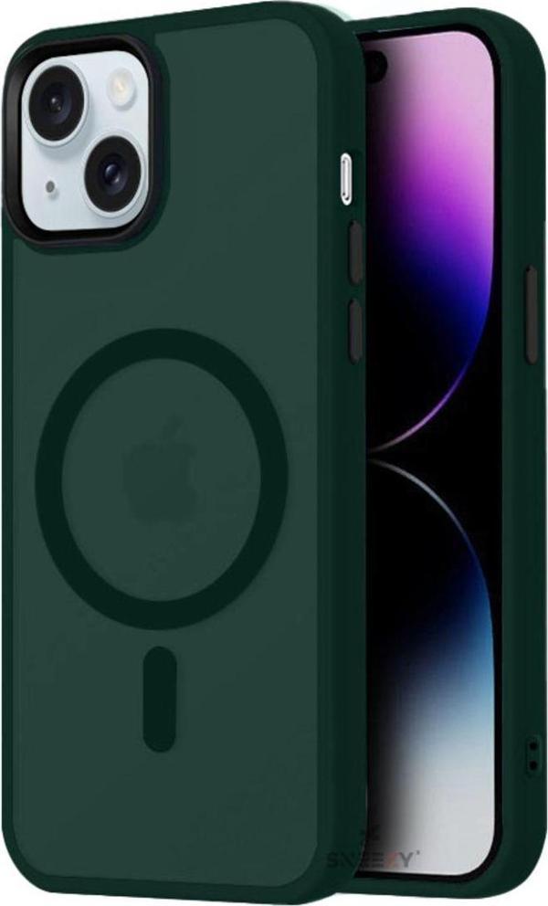 Sneezy İphone 13 İle Uyumlu Magnetic Matte Prism Kapak - Image 1