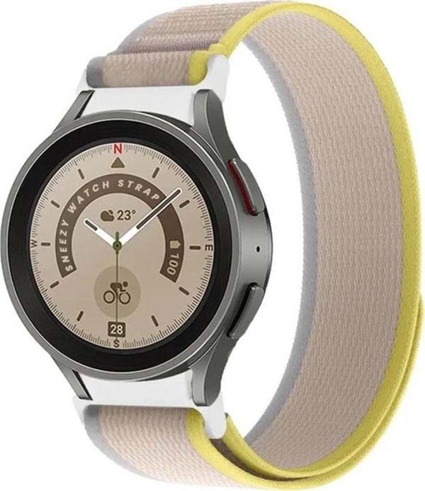 Sneezy Samsung Galaxy Watch 4 5 Pro 40 42 44 45 46Mm Uyumlu Kavisli Tasarım Wander Trail Loop Kordon - Image 1