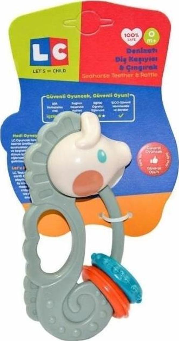Let's be child Lc Deniz Atı Çıngırak Ve Diş Kaşıyıcı  LC 30930,Hayvan Figürlü Çıngırak ve Diş Kaşıyıcı - Image 1