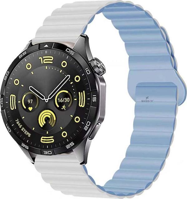 Sneezy Samsung Gear S3 Frontier R760 – S3 Classic R770 22Mm Uyumlu Harmony Duo Magnetik Silikon Kordon - Image 1