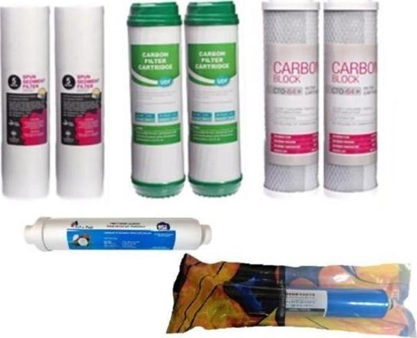 Açık Kasa Su Arıtma Cihazı Için 5 Aşama Yedekli Filtre Seti - Image 1