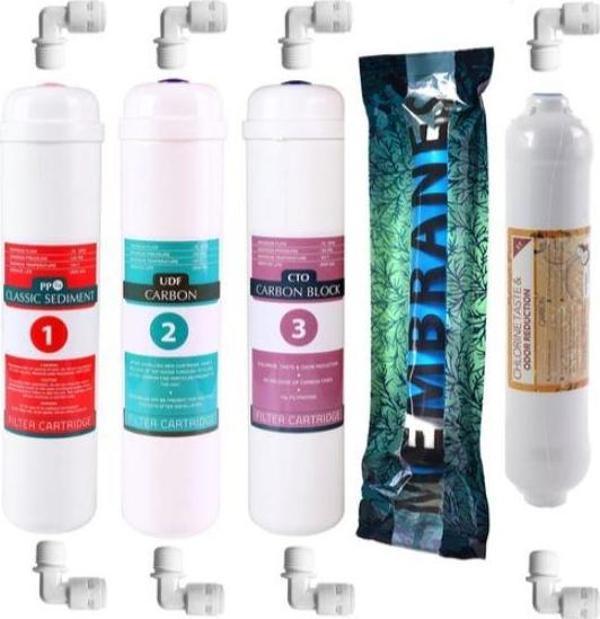 Ihlas Aura Cebilon Plus Uyumlu 5 'li Filtre Seti -75 Gpd Membran- Ihlas Cebilon Filtre - Image 1