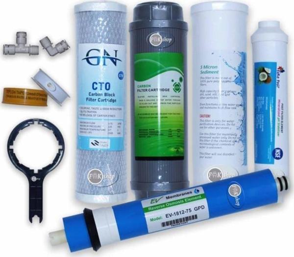 İhlas Aura Cebilon ve Housingli Tüm Su Arıtma Cihazlarına Uyumlu 5'li Filtre Seti - Image 1