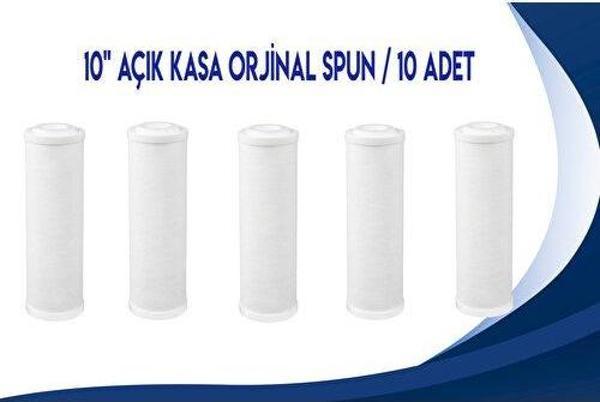 Mikron 10 Adet 10inç Kapaklı Endikaplı Spun Açık Kasa Su Arıtma Cihazı - Image 1