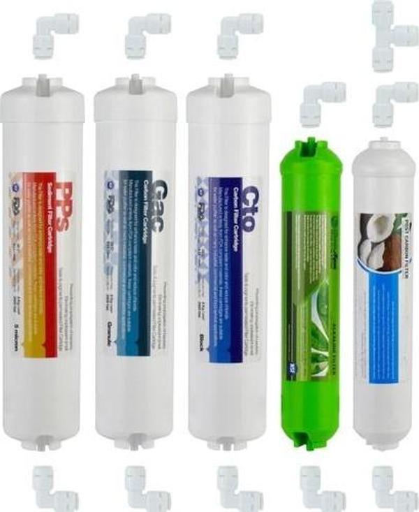 Su Arıtma Cihazı Filtresi 5'li Set Paket Aşama Membransız - Image 1