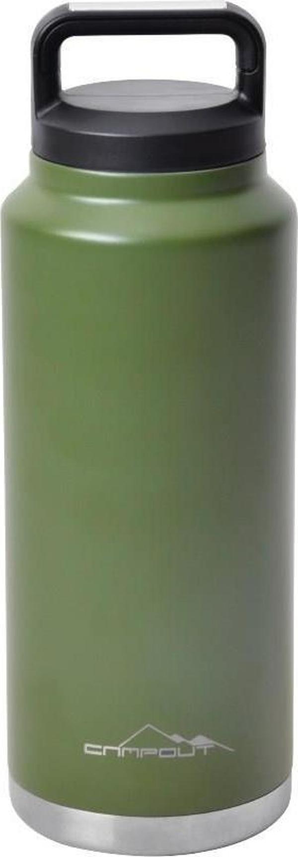 NURGAZ CAMPOUT ÇİFT KATMANLI TERMOS 1000 ML YEŞİL - Image 1