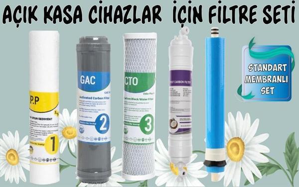 Su Arıtma 5'li Filtre Set Sed Cto Membran Tadlandırıcı - Image 1