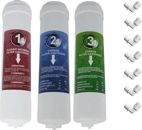 Su Arıtma Filtre Seti 3'lü Inline Set - Image 1