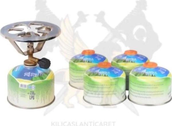 NURGAZ PERGAMON OCAK 4 ADET 230 GR KARTUŞLU - Image 1