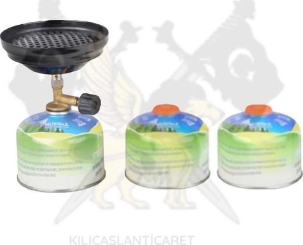 NURGAZ TROYA NARGİLE OCAĞI 2 ADET 230 GR KARTUŞLU - Image 1