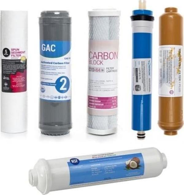 Sulook Açık Kasa Su Arıtma Cihazı 6'lı Filtre Seti Vontron Membranlı (Mineral Filtreli) - Image 1
