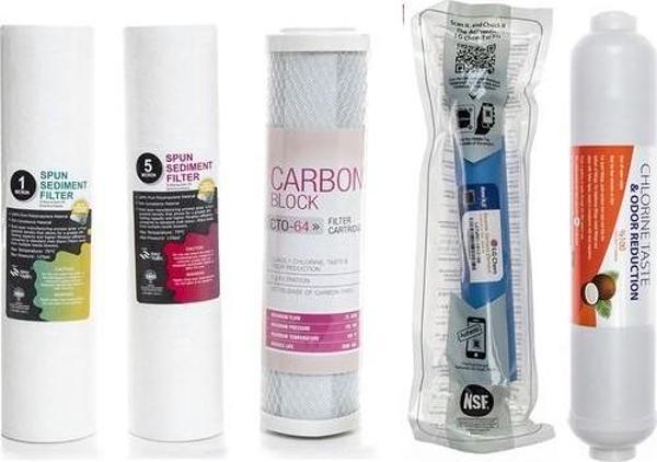 Sulook Açık Kasa Su Arıtma Cihazlarına Uyumlu 5'li Filtre Seti Lg Membranlı - Image 1