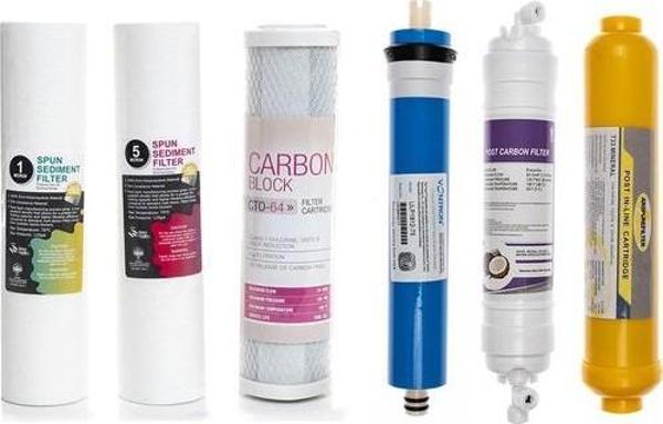 Sulook Açık Kasa Su Arıtma Cihazlarına Uyumlu 6'lı Filtre Seti Vontron Membranlı - Image 1