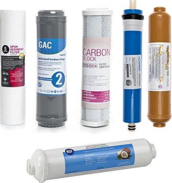 Sulook Açık Kasa Su Arıtma Cihazlarına Uyumlu 6'lı Filtre Seti Vontron Membranlı - Image 1