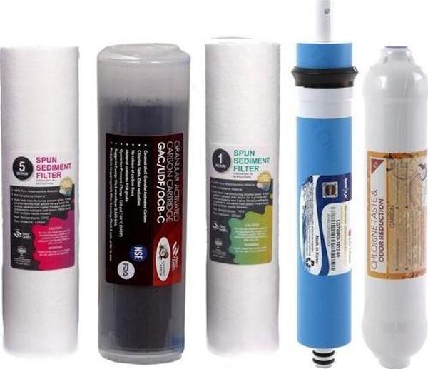 Sulook E-Water Su Arıtma Cihazı Filtresi 5'li Filtre Seti 1 Mikron Sediment Filtreli - Image 1