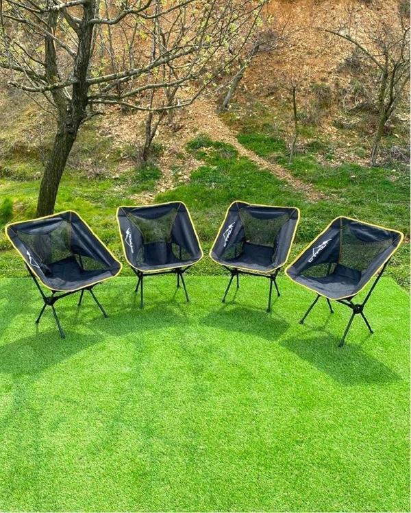 NURGAZ CAMPOUT 4'LÜ PRATİK SANDALYE SET - Image 1