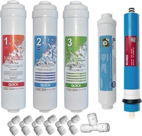 Sulook Ihlas Aura Cebilon Plus Uyumlu Su Arıtma Cihazı 12 Inç Inline 5'li Membranlı Filtre Seti - Image 1