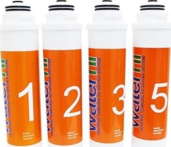 Sulook Oscarwater Tak Çevir Waterlife Su Arıtma Uyumlu 4'lü Usa Filtre Seti - Image 1