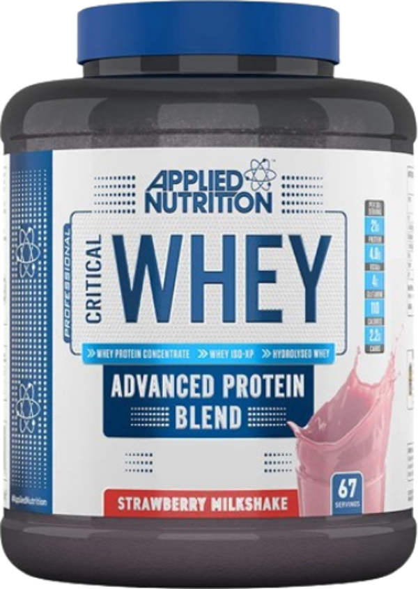 Applied Nutrition Critical Whey Protein 2000 gr Strawberry Milk Shake - Image 1