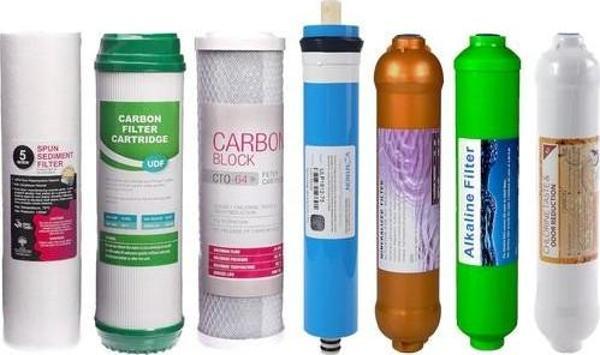 Sulook Su Arıtma Cihazı 7'li Filtre Seti Vontron Membranlı 4'lü Mineral Alkali Filtre - Image 1