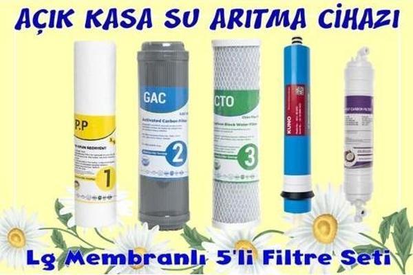 Sulook Su Arıtma Cihazı Açık Kasa 5'li Filtre Seti ( Memranlı ) - Image 1