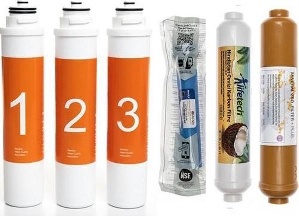 Sulook Waterlife Su Arıtma Cihazı Uyumlu Tak-Çevir 6'lı Filtre Seti, Lg Membranlı - Image 1