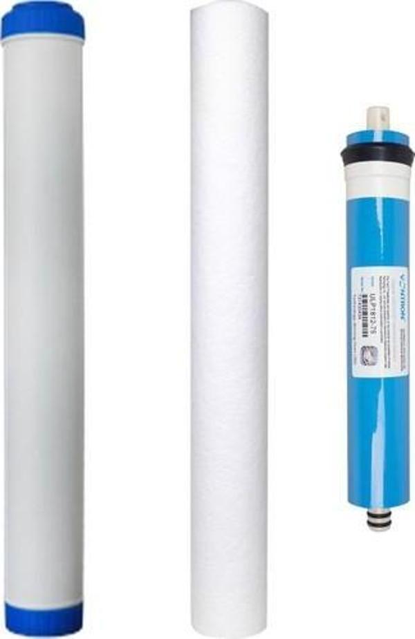 WaterGold Su Arıtma 20 inç G. Aktif Karbon, 1Micron Tortu V Membran Filtre - Image 1