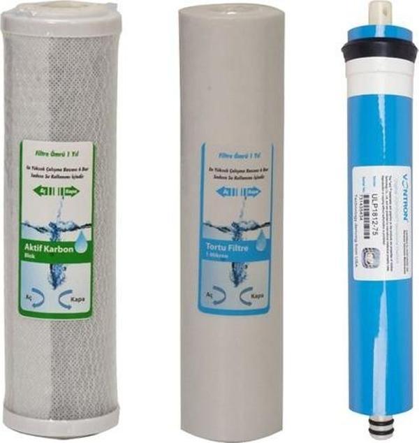 WaterGold Su Arıtma Blok Aktif Karbon, Tortu ve Membran Filtresi - Image 1