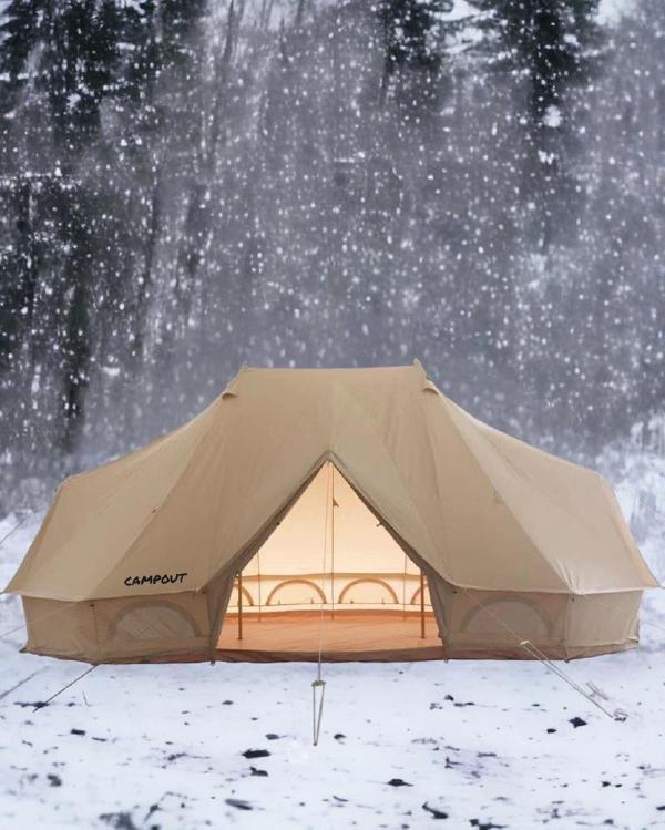 CAMPOUT EARTH 6X4 KANVAS ÇADIR - Image 1