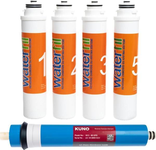 Sulook Waterlife Filtre 5 'li Lg Mebran Set Waterlife Su Arıtma Filtresi - Image 1