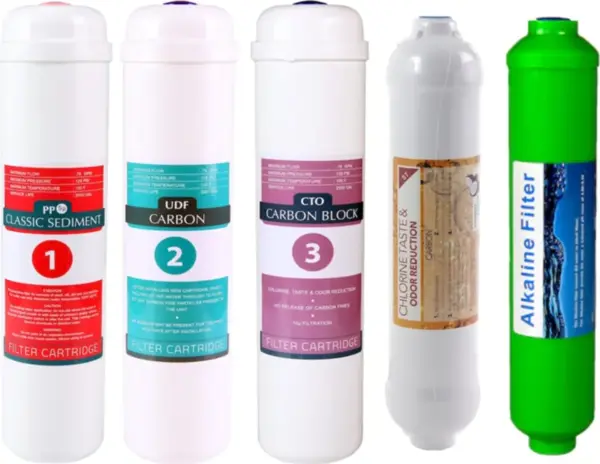 Su Arıtma Cihazı Filtresi - Membransız - Kapalı Kasalı Cihazlar Için Inline Alkali Filtre 5'li - Image 1