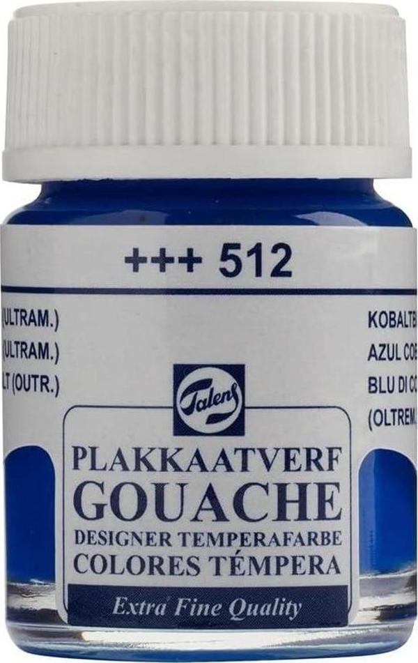 Talens Gouache Jar 16 ml Guaj Boya Cobalt Blue Ultramarine / 512 - Image 1