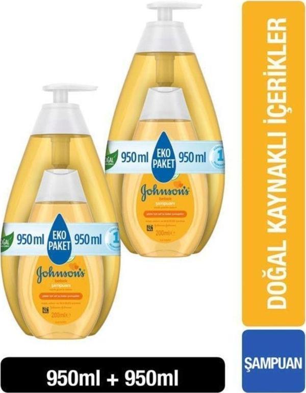 Johnson'S Baby Şampuan 750+200Ml X2 - Image 1
