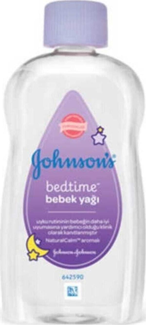 Johnson'S Bedtime Oil Mor Bebek Yağı 300 Ml - Image 1