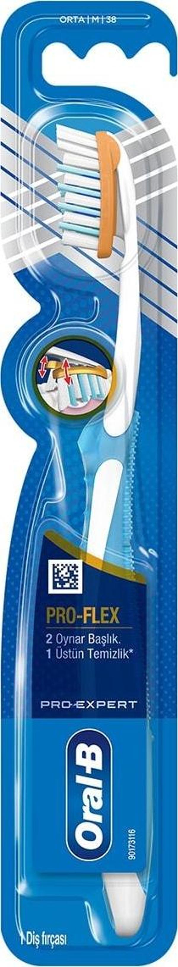 Oral-B Diş Fırçası Pro-Flex Clinic Line 38 Orta - Image 1