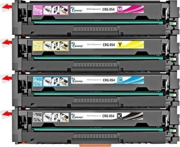 Photo Print Canon I-Sensys MF643CDW CRG054 CMYK 4 Renk Muadil Toner Seti 1500 Sayfa - Image 1