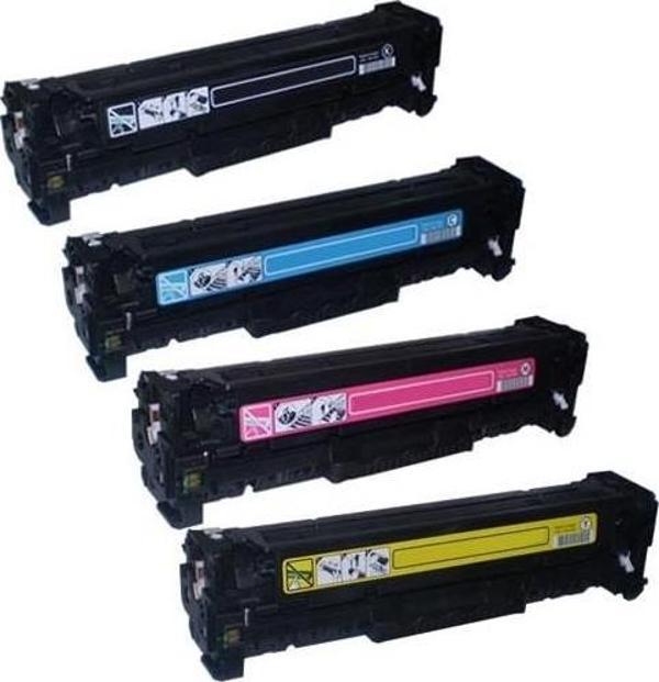 Photo Print Hp Cp2025, Cm2320 Renkli Muadil Toner 4 Renk -Hp304A - Image 1