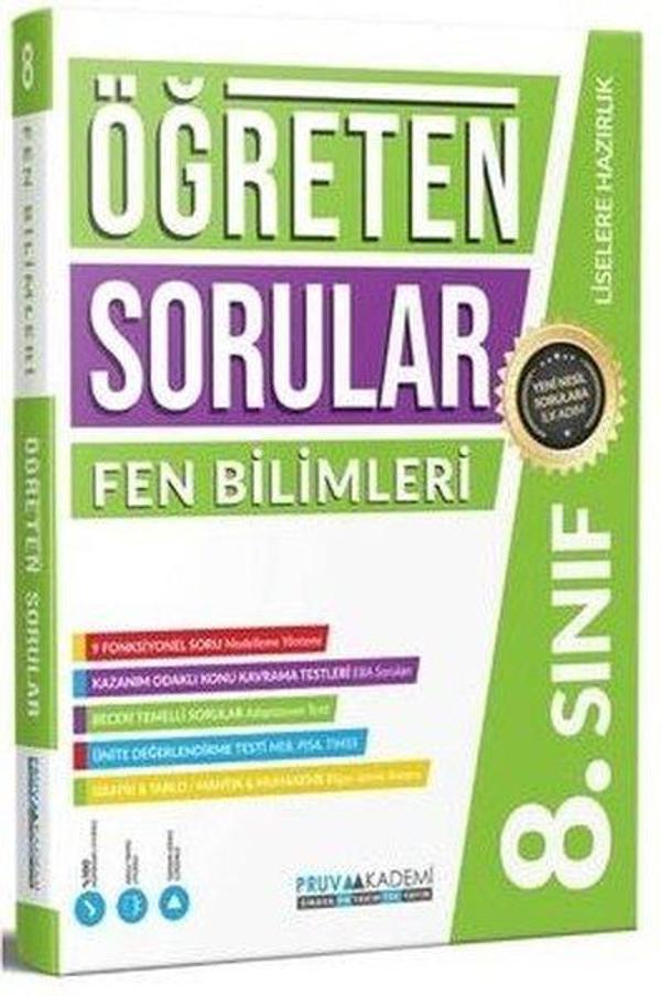 8. Sınıf Fen Bilimleri Öğreten Sorular - Pruva Akademi - Image 1