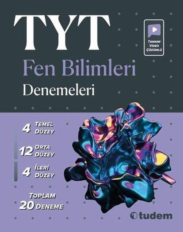 TYT Fen Bilimler Denemeleri - Tudem Yayınları - Ders Kitapları - Image 1