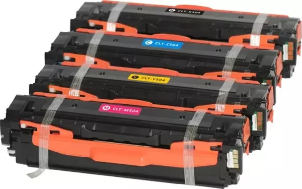 Photo Print Samsung CLT-504 / CLX-4195N - 4195FN - 4195FW 1 Set Cmyk Muadil Toner - Image 1