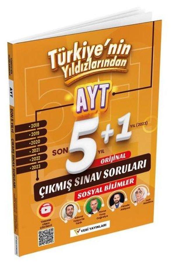 AYT Sosyal Bilimler Son 6 Yıl Çıkmış Sınav Soruları - Veri Yayınları - Image 1