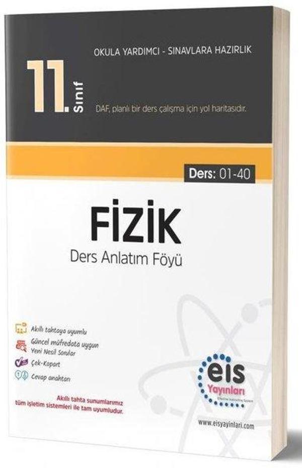 11.Sınıf Fizik Ders Anlatım Föyü - Eis Yayınları - Image 1