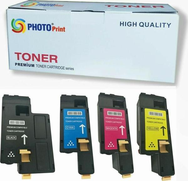 Photo Print Xerox Workcentre 6025 4 Renk Ithal Muadil Toner Seti 2.000 Syf Renkli
 - Image 1
