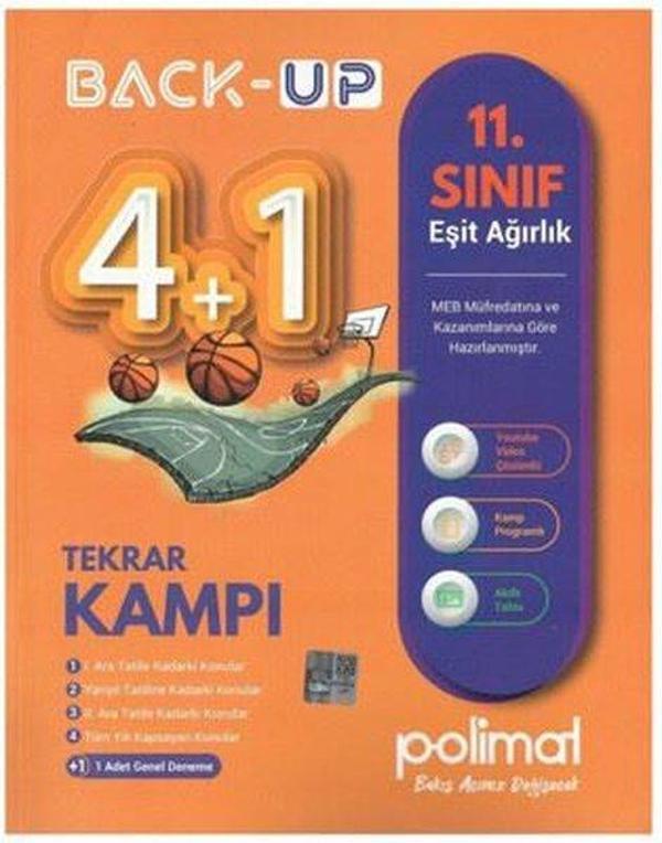 11. Sınıf Eşit Ağırlık Back-Up 4+1 Kamp Kitabı - Polimat Yayınları - Image 1